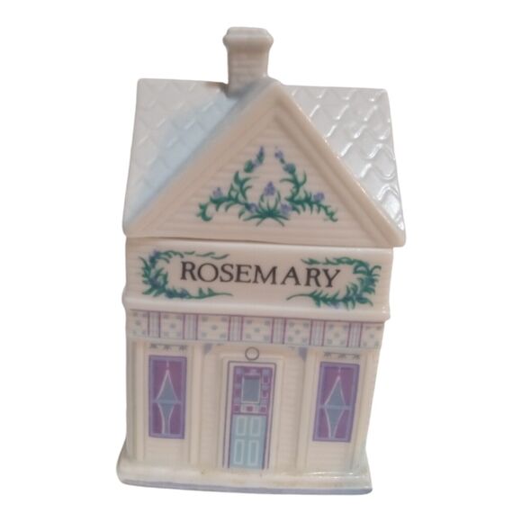 LENOX SPICE VILLAGE **ROSEMARY** 1989 - Spice Jar & Lid - NEW-NO BOX